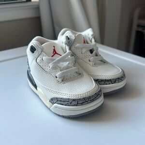 Toddler white cement 3’s